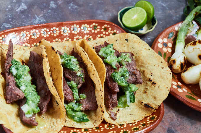 Tacos de Arrachera